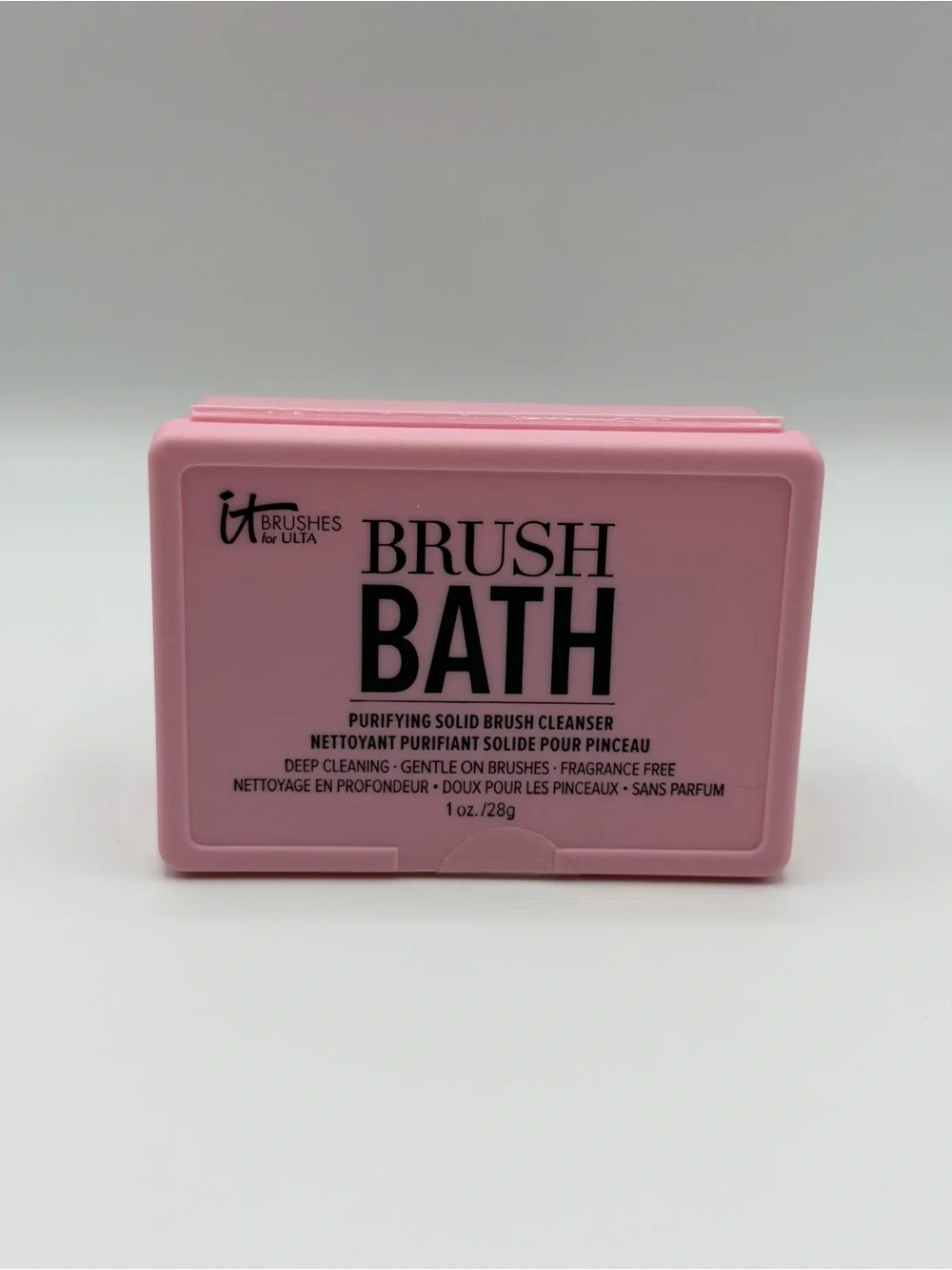 It Cosmetics Brush Bath Purifying Solid Makeup Brush Cleanser New Sealed 1oz